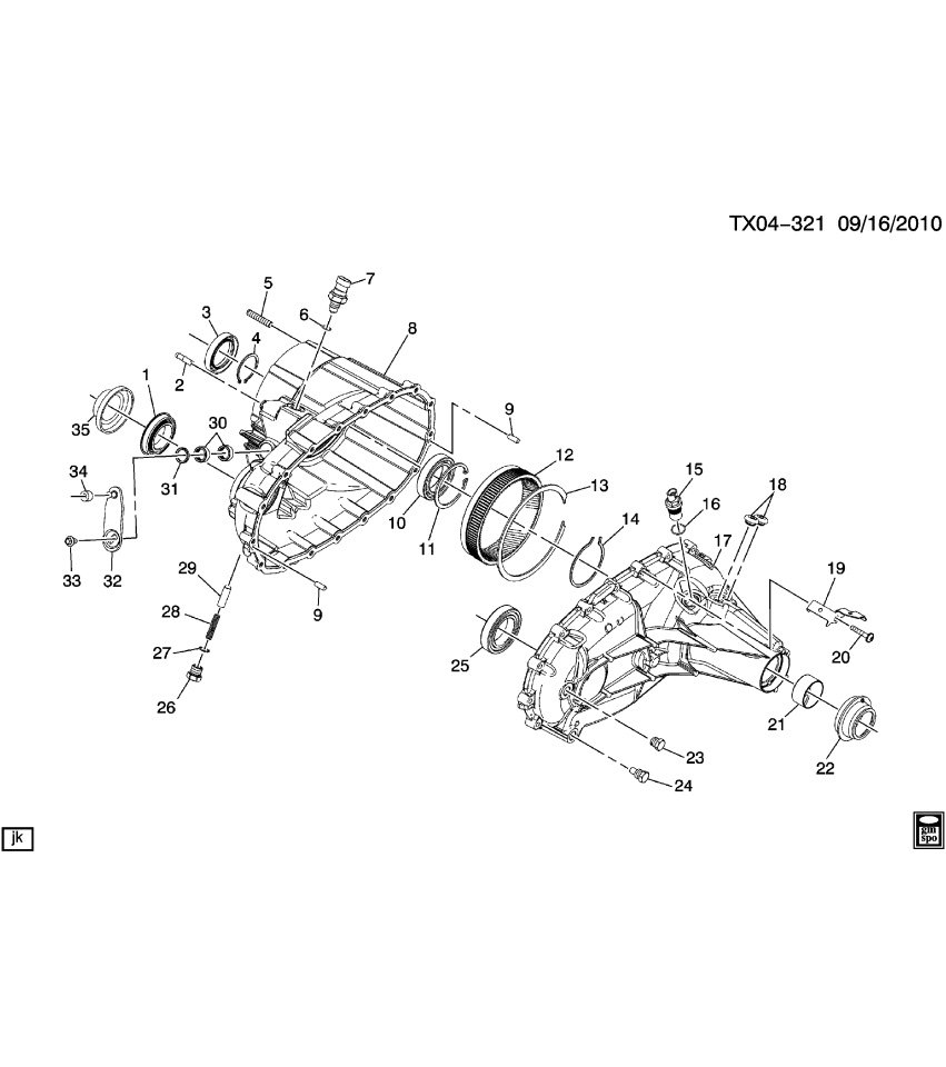 GM 19133011 Lever, Transfer Case Shift