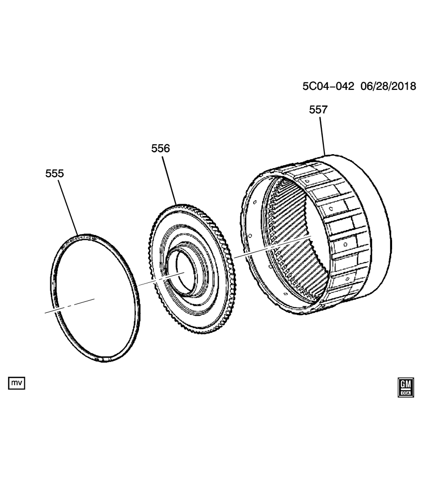 GM 24281952 Flange Asm-Direct Overdrive Internal Gear
