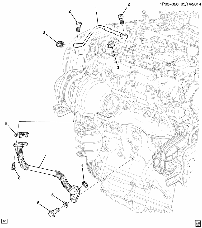 GM 12855096 Washer, Oil Level Indicator Tube Support