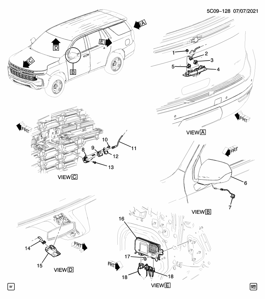 GM 11602137 Front Camera Bolt