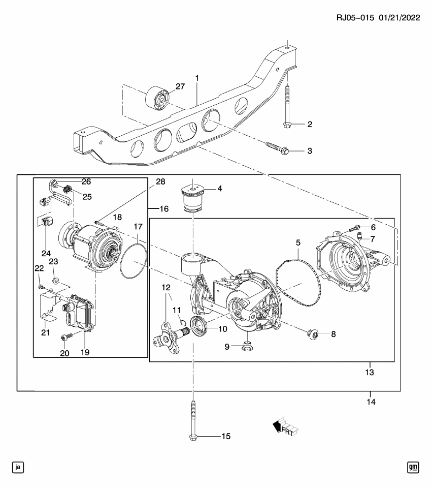 GM 42550054 Differential