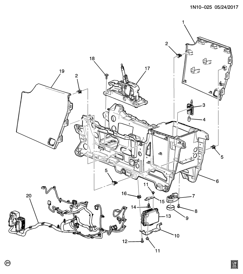 GM 84726702 Knuckle