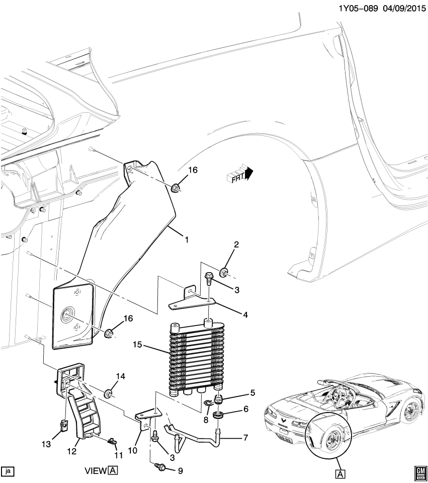 GM 22793182 Baffle-Rear Axle Drive Pinion Oil