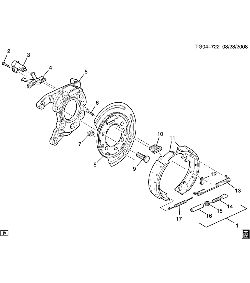 GM 84786081 SHIELD-PARK BRK ACTR SPH