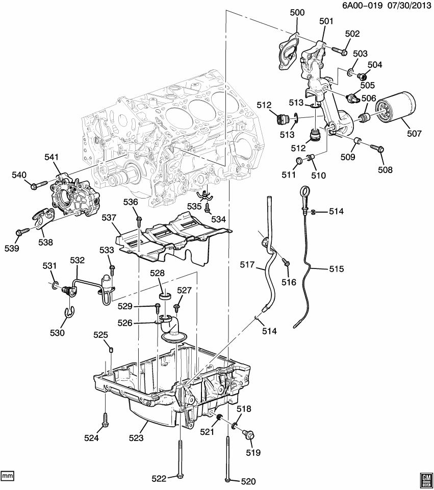 GM 12693239 Oil Pan