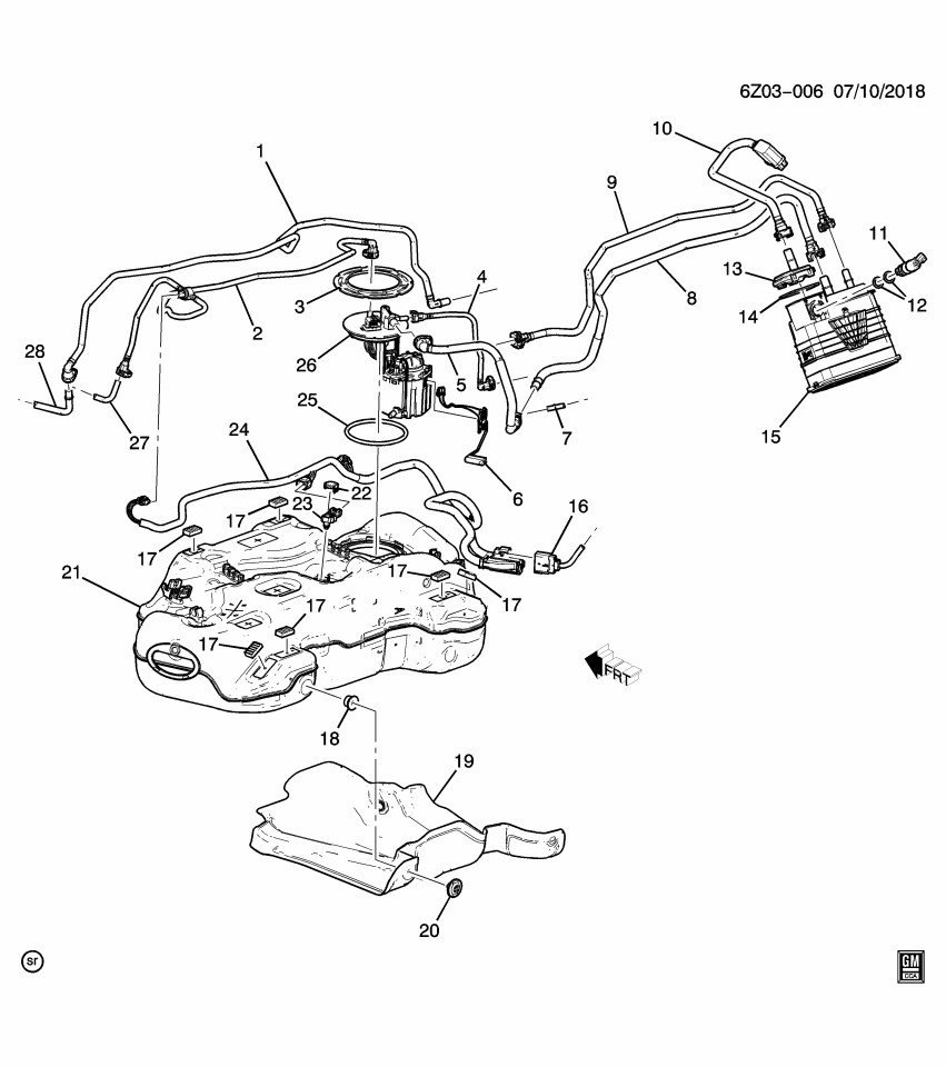 GM 84598275 HARNESS ASM-F/TNK F/PMP MDL WRG