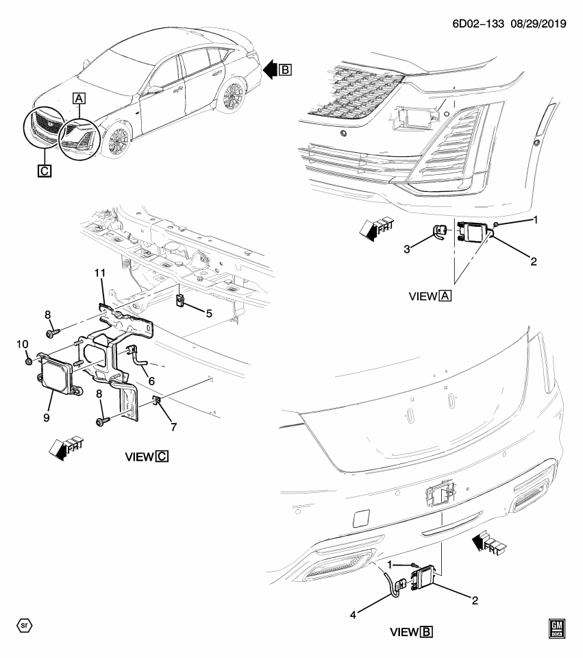 GM 85157018 SENSOR ASM-FWD RANGE RADAR