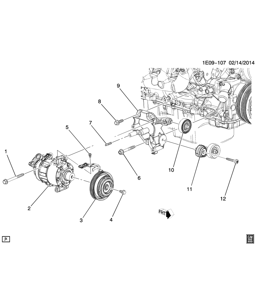 GM 86811105 CLUTCH KIT-A/C