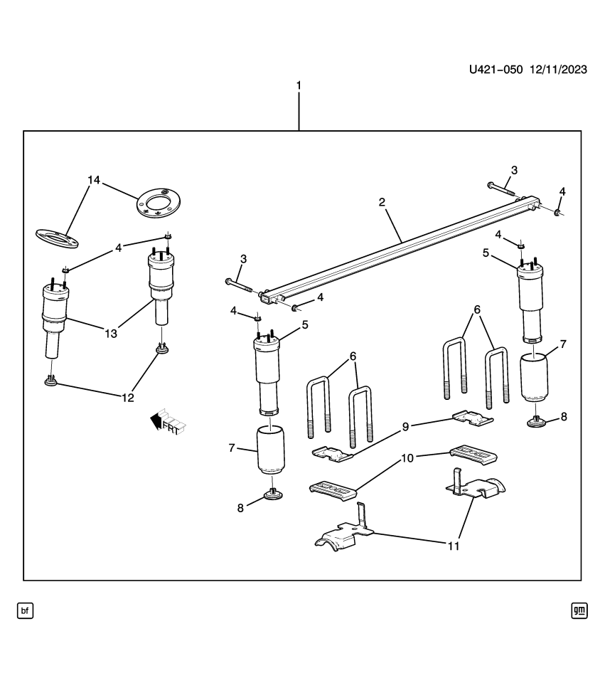 GM 84588831 SPACER-RR SPR