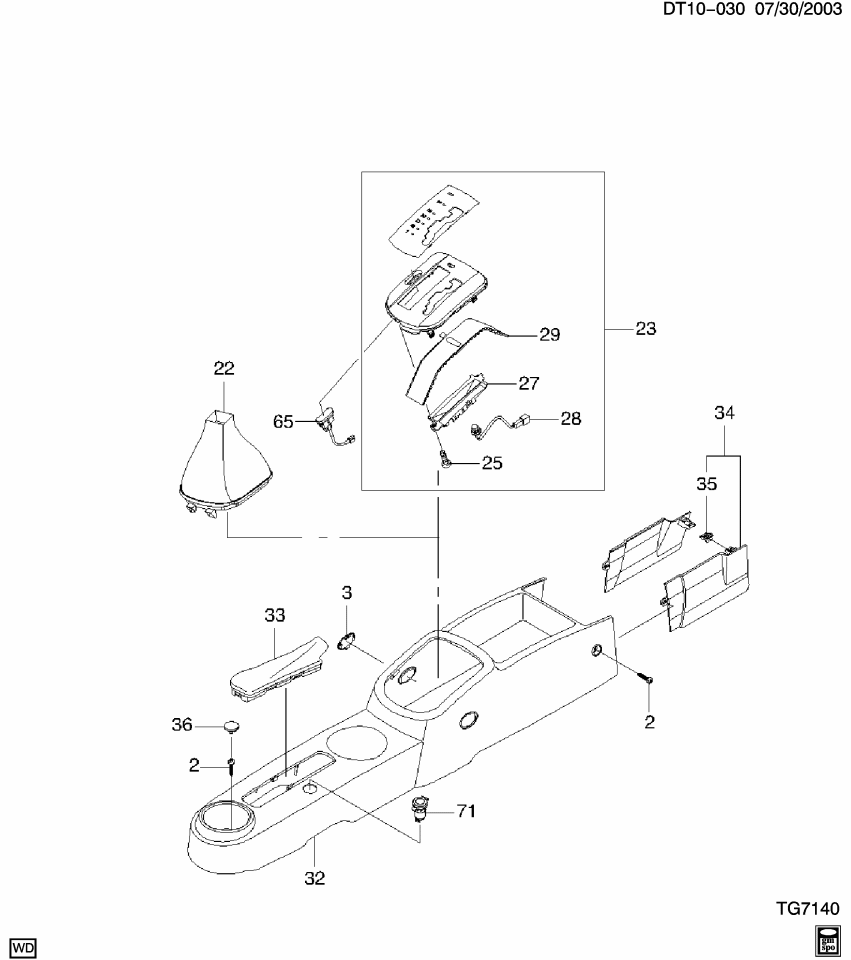 GM 94520252 Bolt, Automatic Transmission Control Trim Cover