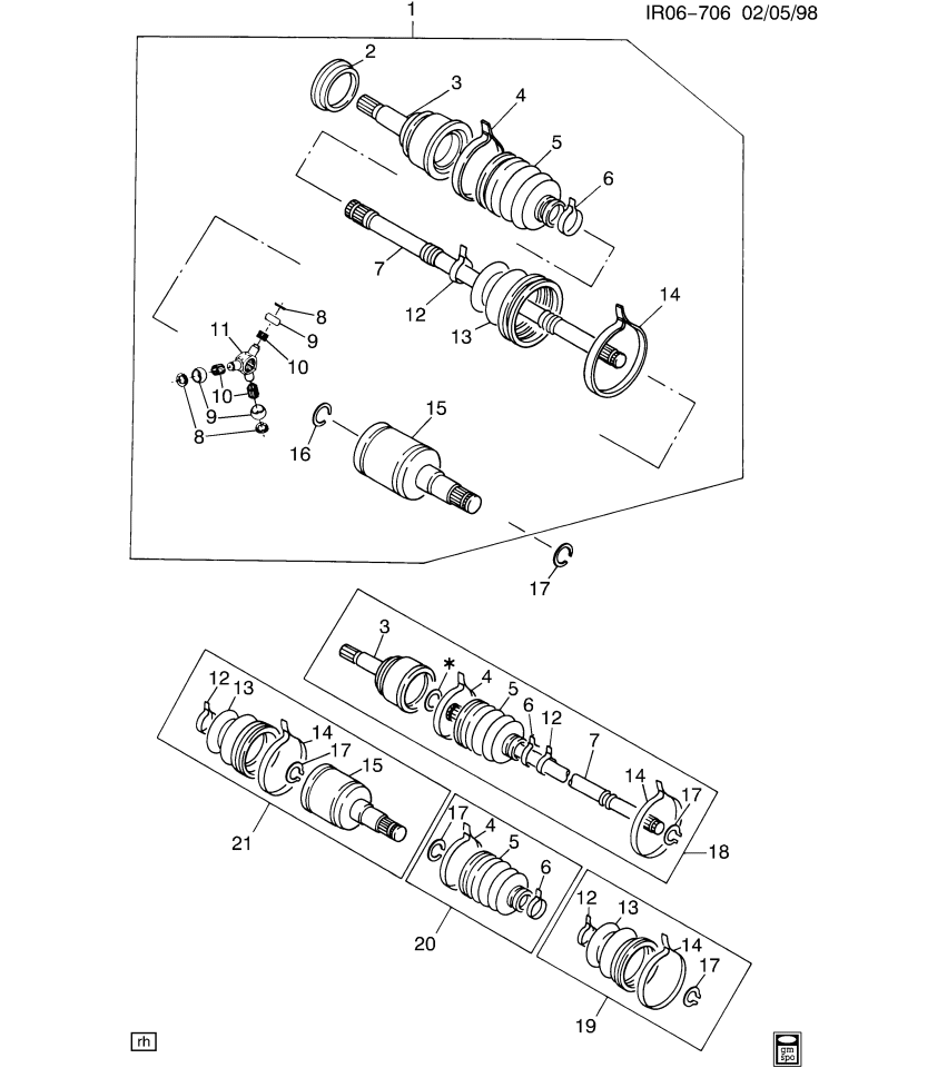 GM 94381517 Boot Kit, Front Wheel Drive Shaft Cv Joint