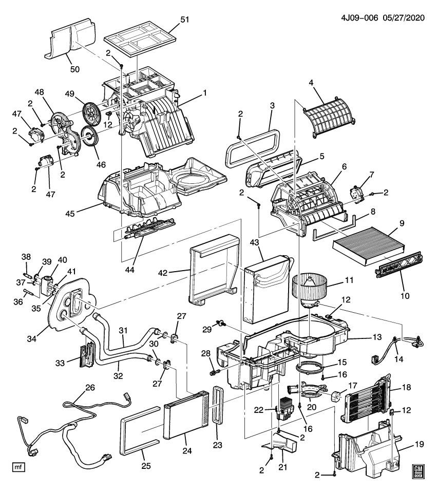 GM 95018019 Clamp Kit-Heater Core Tube