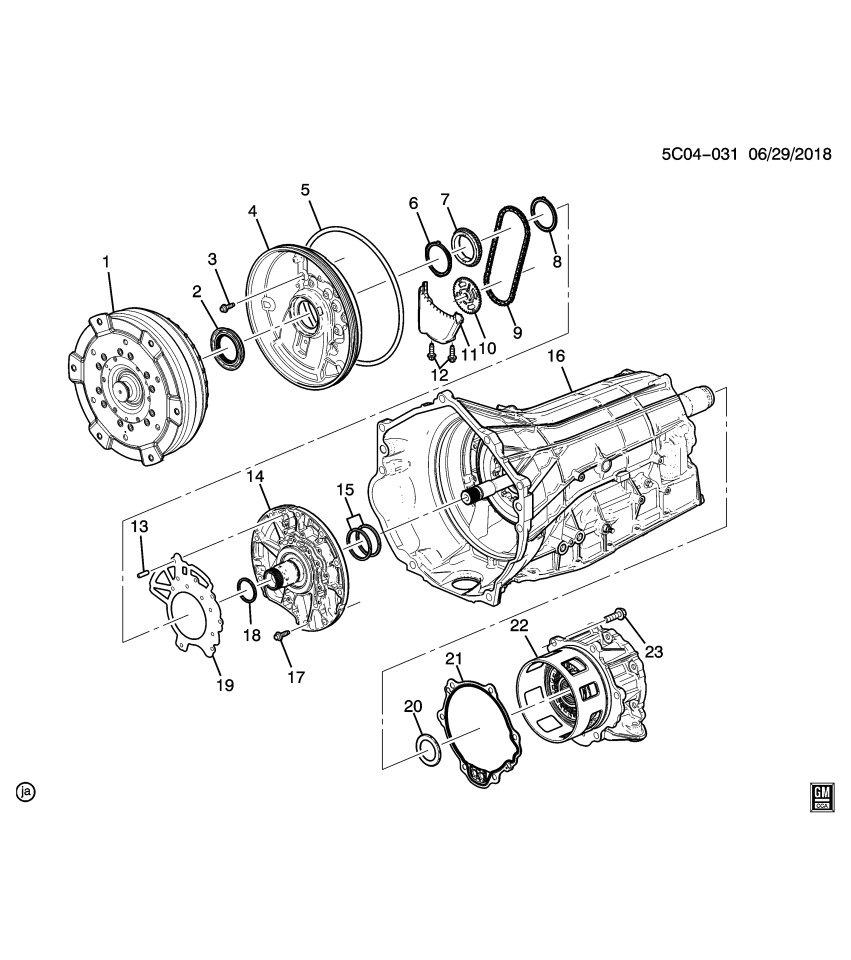 GM 24266366 Seal-Automatic Transmission Case Front Cover