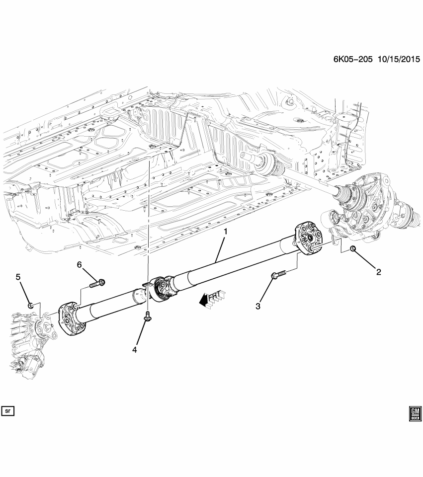 GM 84553706 Drive Shaft Assembly