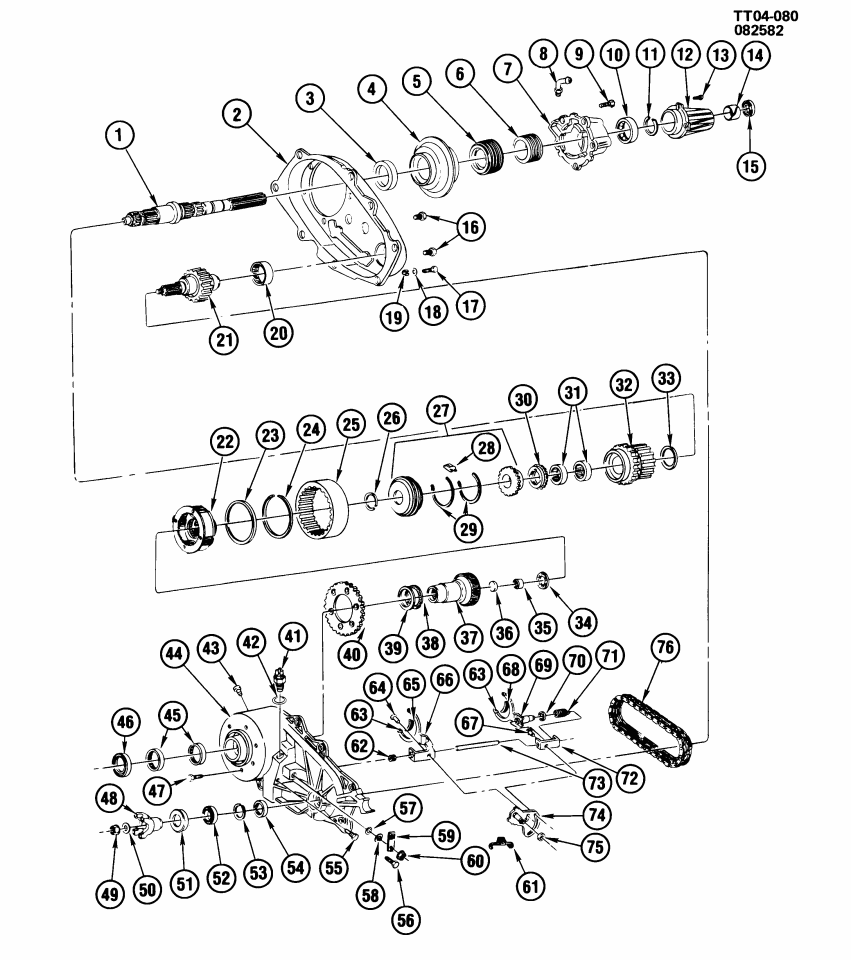GM 12383473 Bearing, T/Case Input Door Gear Pilot