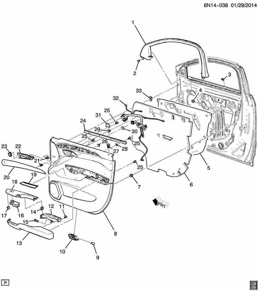 GM 20793230 Bracket Asm-Accessory Wiring Harness