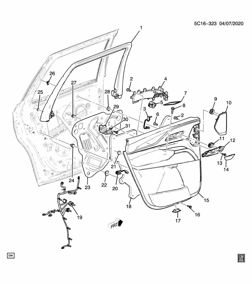 GM 84969789 LAMP PKG-AMB LIGHTING