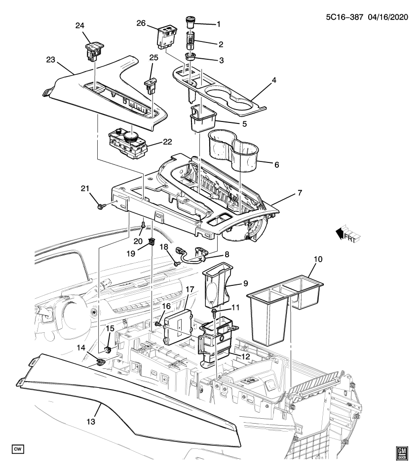 GM 11603602 CLIP
