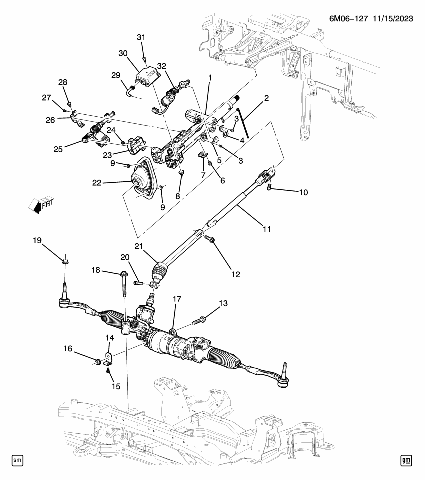 GM 87842927 BRACKET-STRG COL TLSCP ACTR