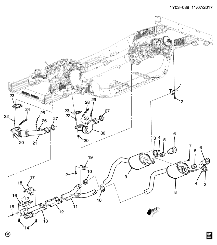 GM 86540890 ACTUATOR ASM-EXH CONT VLV