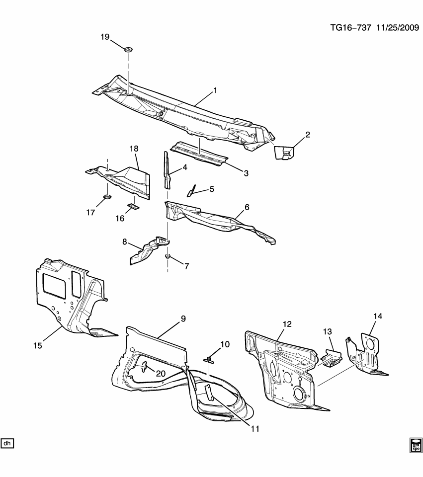 GM 85535750 TUBE-PLNM DRN
