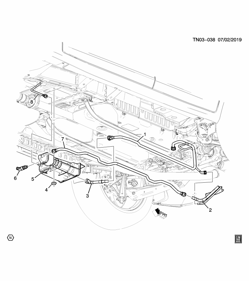 GM 84609069 HOSE ASM-EVAP EMIS CNSTR VENT