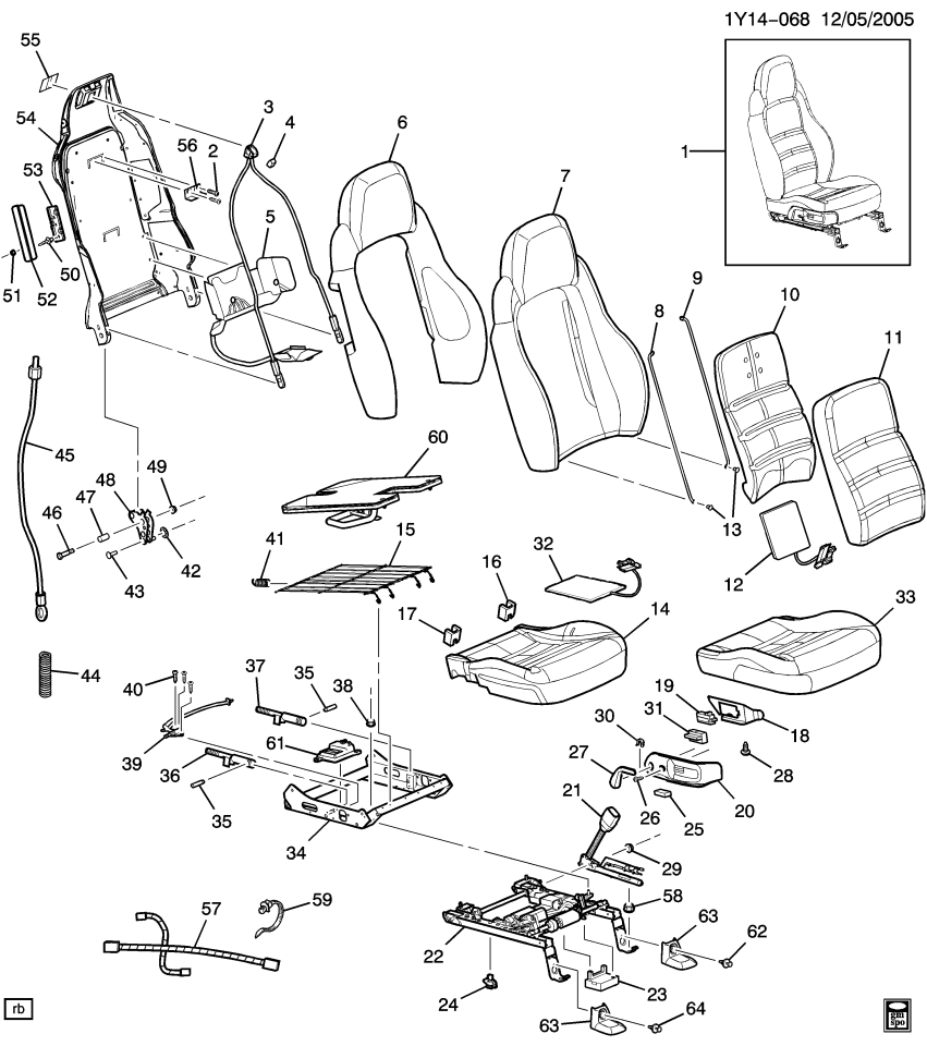GM 10403495 Bushing-Driver Seat *Teal