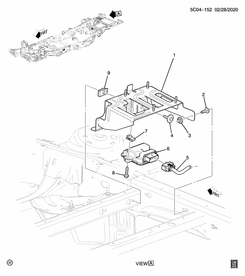 GM 84857588 MODULE ASM-TRLR BRK PWR CONT