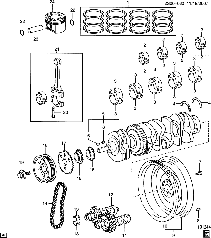 GM 19185345 Balance Shaft
