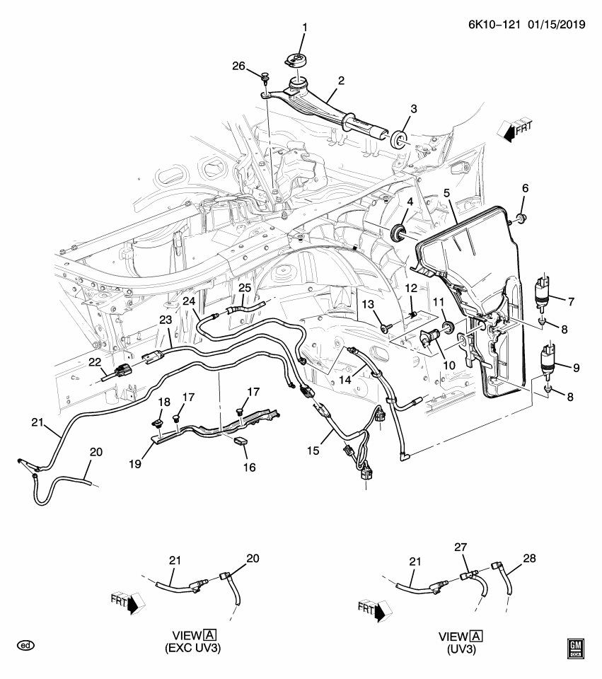 GM 84763876 CONTAINER ASM-WSWA SOLV