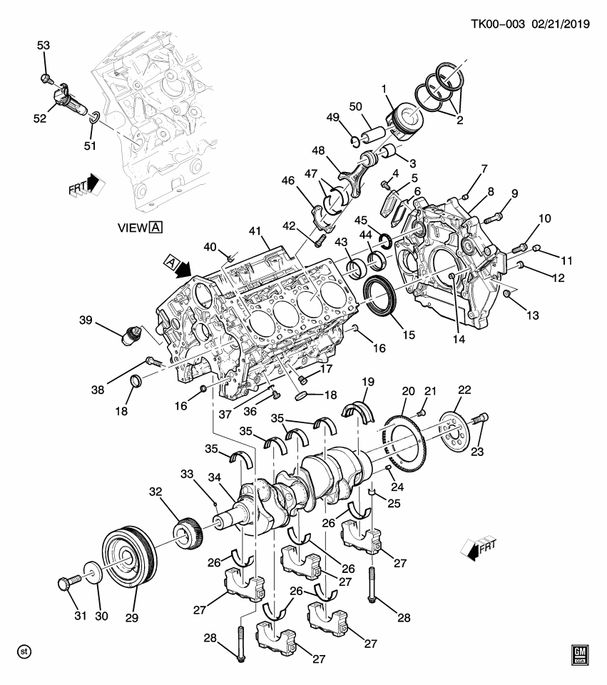 GM 12640788 Ring-Crankshaft Position Sensor Exciter