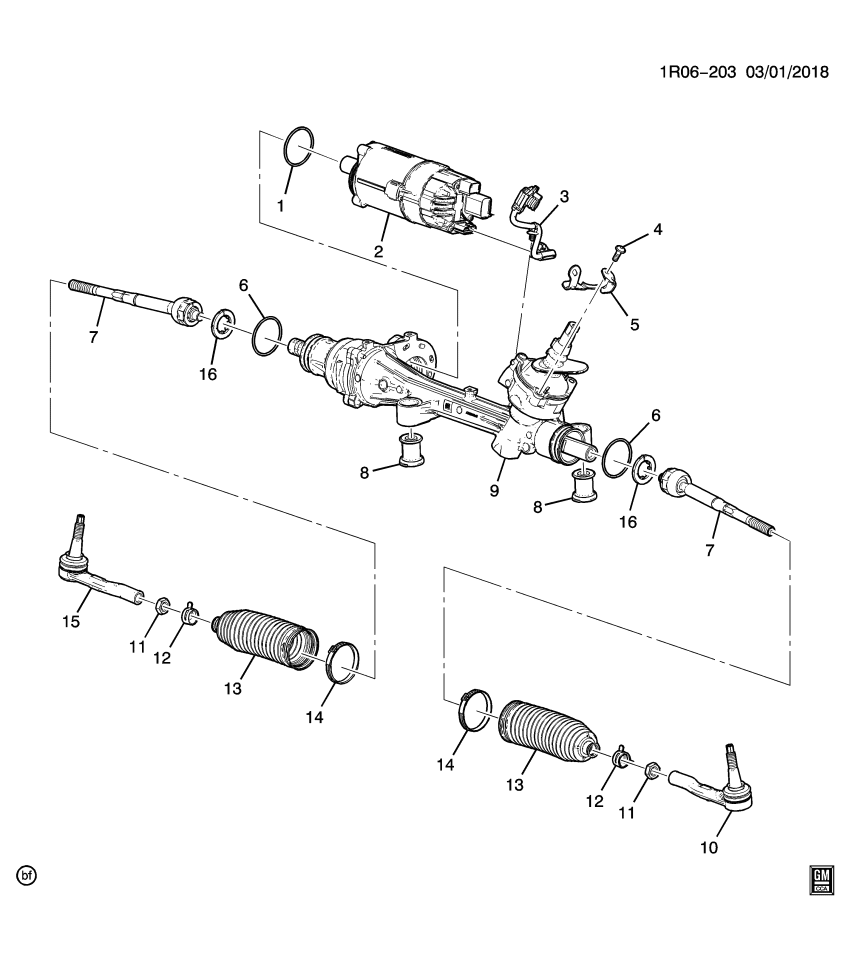 GM 13455606 Ring-Steering Gear Shaft Dampener
