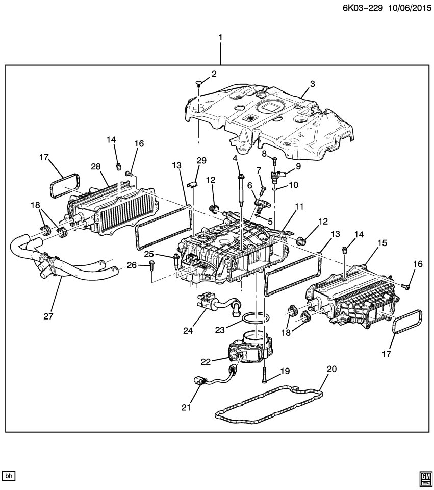GM 12652106 Harness Asm-Throttle Position Switch Wiring