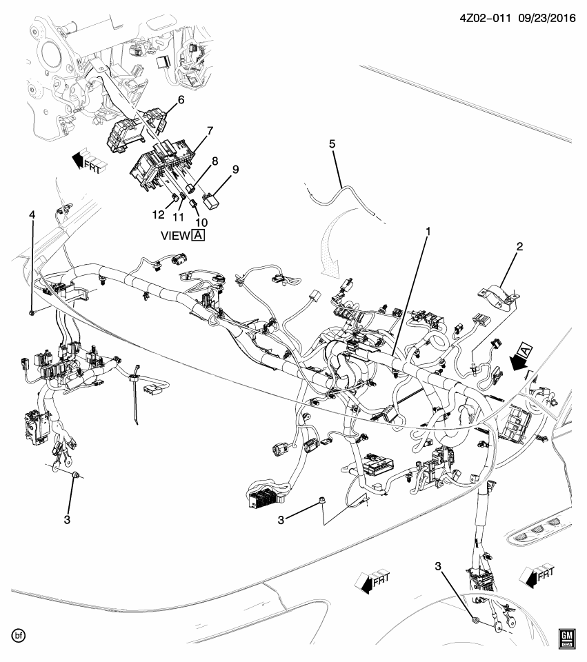 GM 26212811 Cable Asm-Radio & Navn Antenna