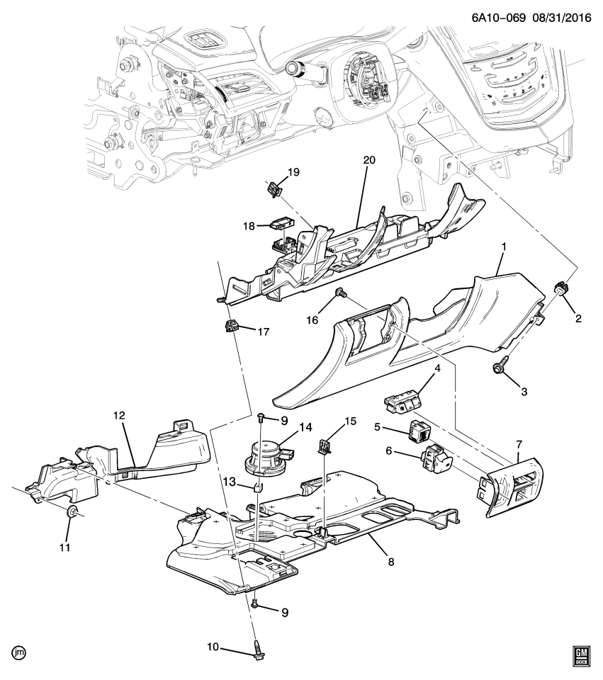 GM 84064725 Speaker Asm-Regulatory Emergency Call Backup