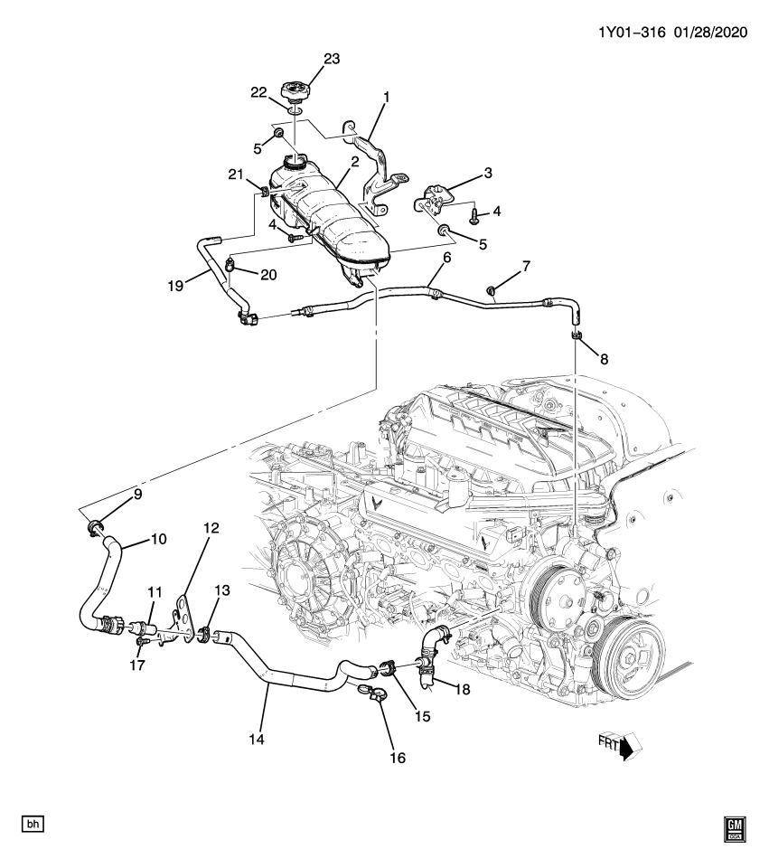 GM 11602428 CLAMP, AUX W/PMP INL HOSE