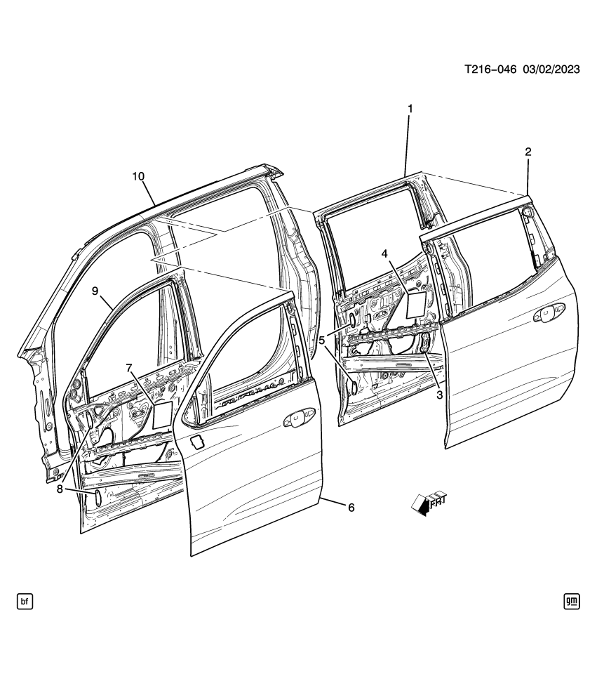 GM 84117805 BRACKET-AIRBAG SI IMP SEN