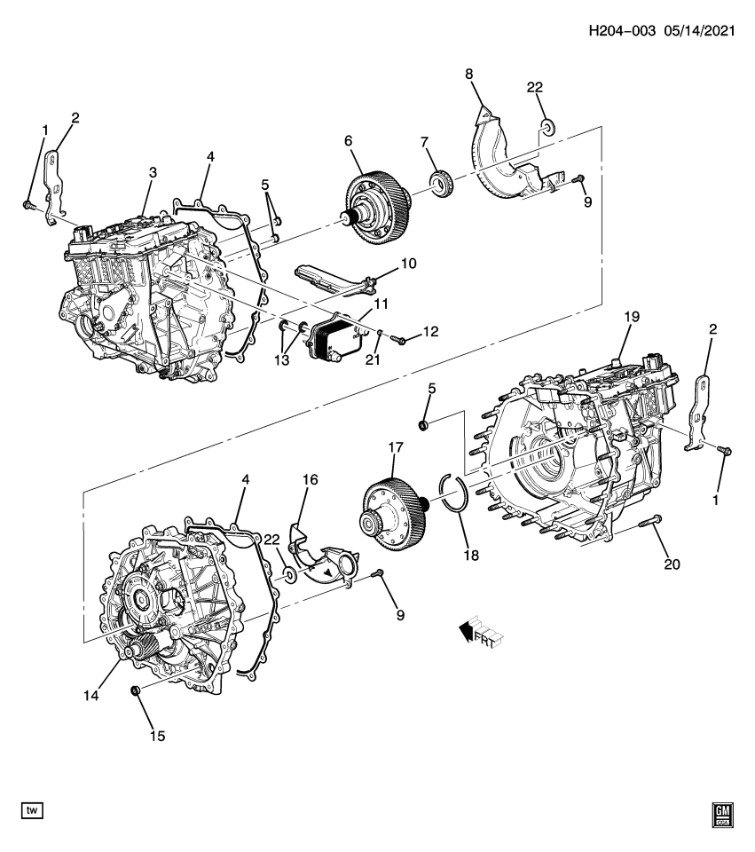 GM 11548560 BOLT, BAL SHF SPKT