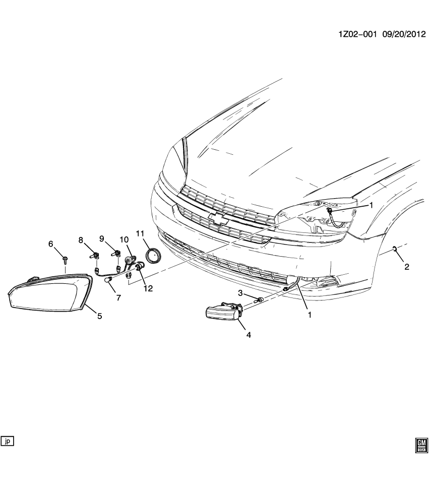 GM 15945363 Socket Asm, Daytime Running Lamp