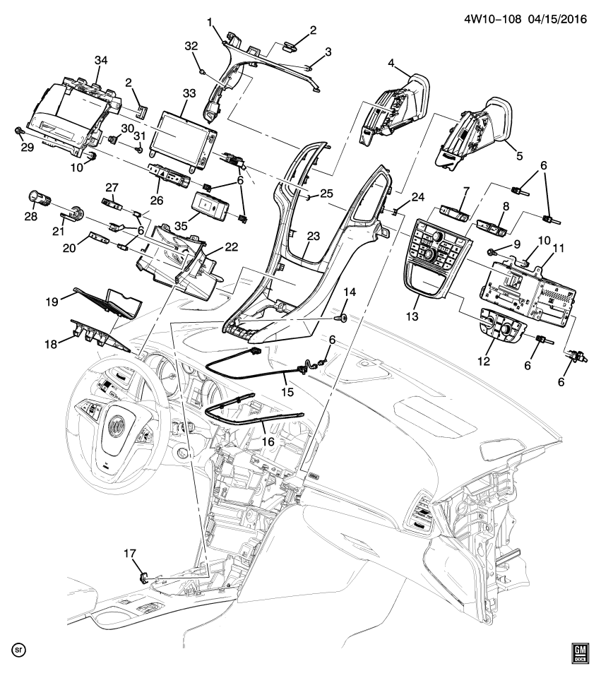 GM 13427831 INSULATOR-I/P TR PLT