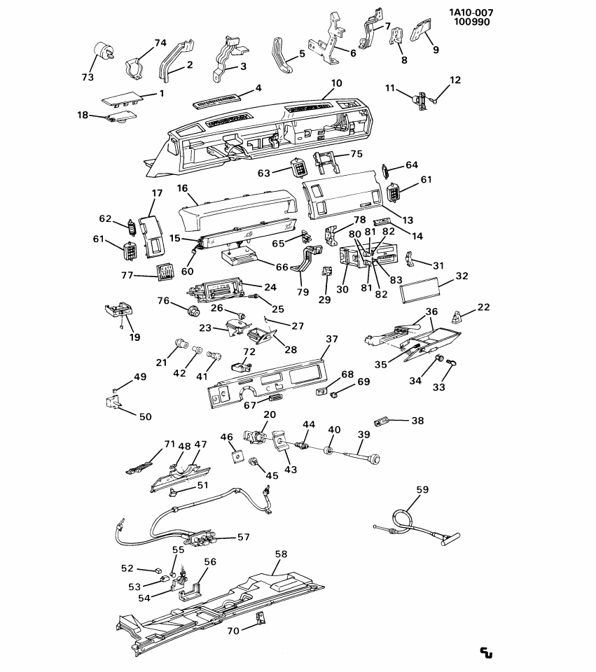 GM 10156200 Switch Asm-Rear Window Defog