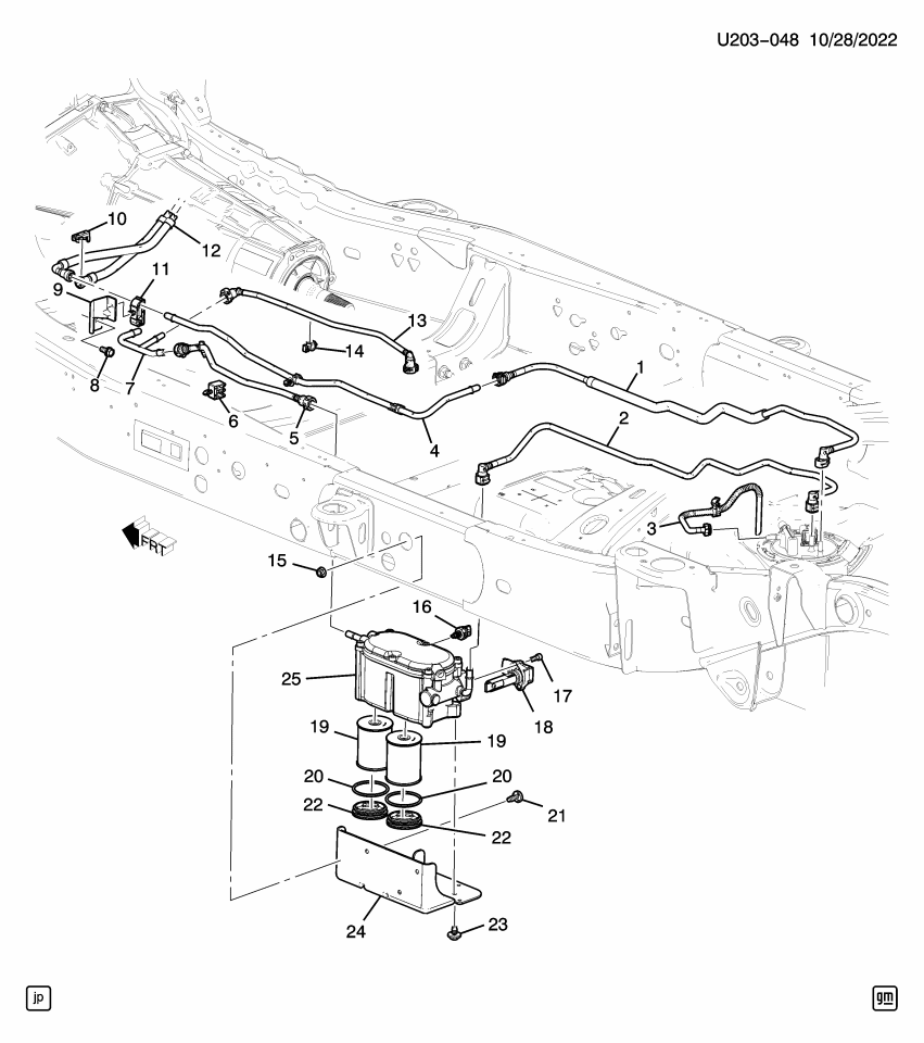 GM 22943699 Bracket-Fuel/Water Separator