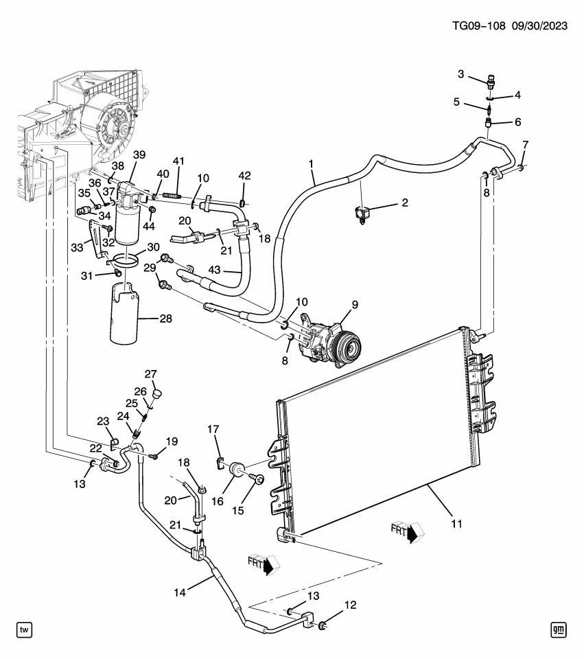 GM 85081622 INSULATOR-A/C ACCUM