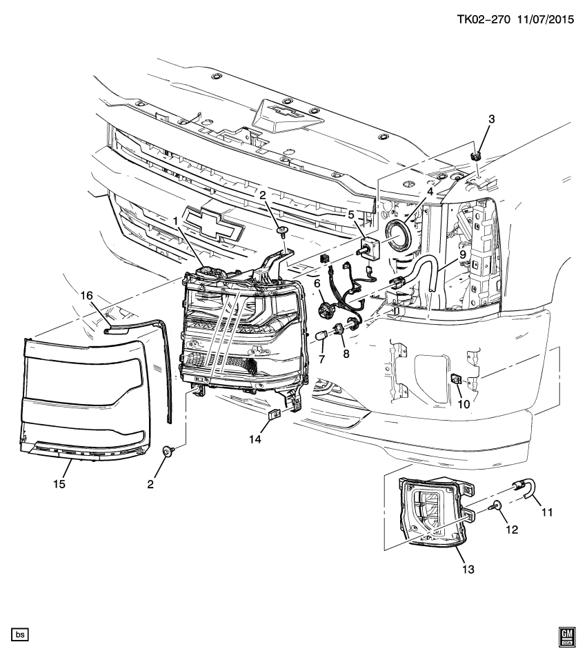 GM 19434268 HEADLAMP ASM,FRT