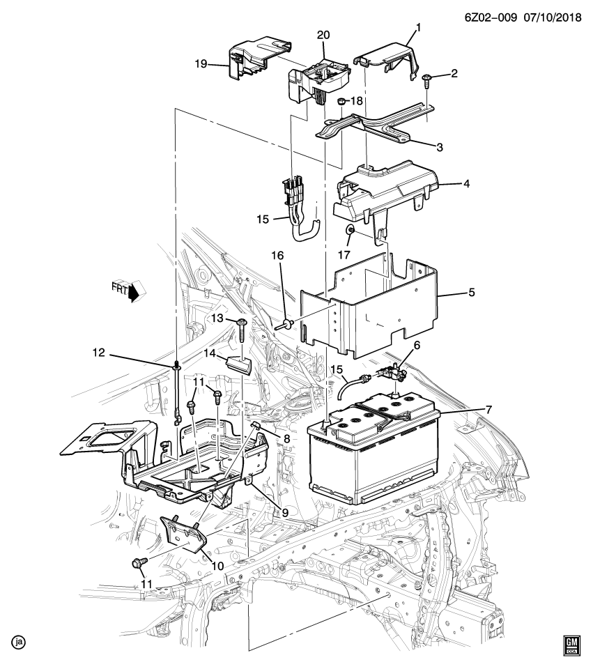 GM 84402033 Hold Down Strap
