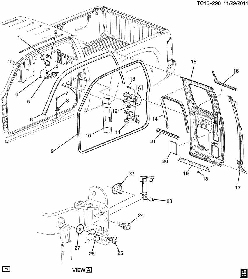 GM 11570366 Clip-Hinge