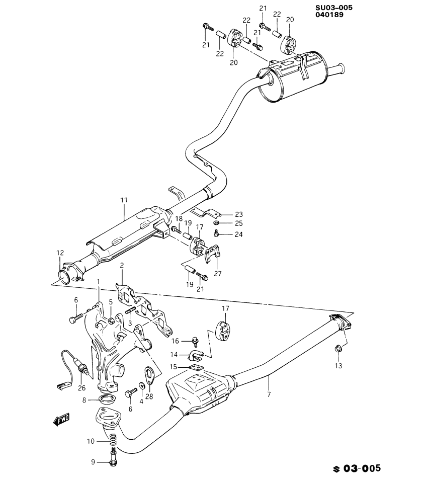 GM 96069360 Gasket, Exhaust Manifold