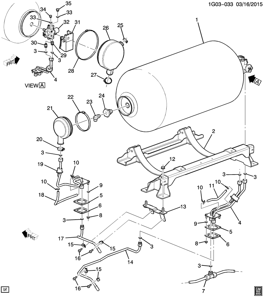 GM 23271791 Plug-Cng Tank High Pressure Shutoff Valve