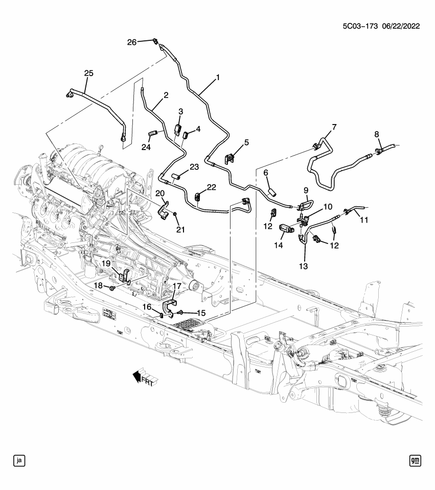 GM 84986611 HOSE ASM-EVAP EMIS