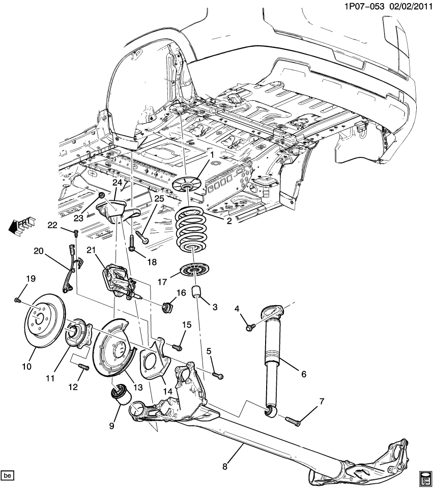 GM 13408671 Bracket-Rear Axle